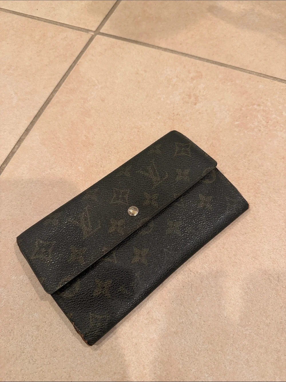 Louis Vuitton Monogram Continental Wallet - Black with Brown Monogram